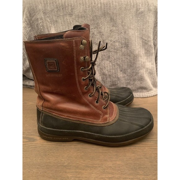 Sperry Top Sider Men’s 11 Brown Leather Waterproof Duck Boot main image 13